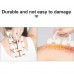 Manual Body Massage Roller, 16-Wheel Handheld Neck Back Waist Leg Massager, Lightweight ABS Resin Muscle Roller with Ergonomic Handle for Home, Office, Travel Relaxation, White